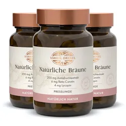 Natürliche Bräune Presslinge