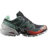 Salomon Speedcross 6 Gore-Tex Damen Black / Electric Green / Cherry Tomato 41