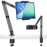 juborui Tablet Halterung für iPad Pro/Air/Mini, Galaxy Tab Schwarz