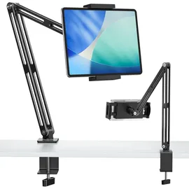 juborui Tablet Halterung für iPad Pro/Air/Mini, Galaxy Tab Schwarz