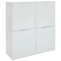 VOLEO Highboard 110,3 x 117 x 40 cm Weiß