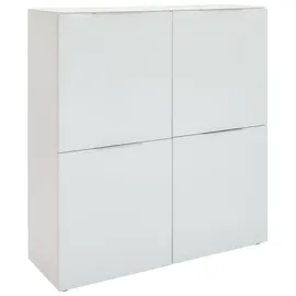 VOLEO Highboard 110,3 x 117 x 40 cm Weiß