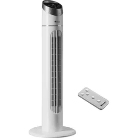Tectake Turmventilator 90 cm Weiß
