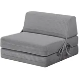 Livetastic Schlafsessel, Grau, Metall, Textil, 75x58x80 cm, Bsci, Wohnzimmer, Sessel, Schlafsessel