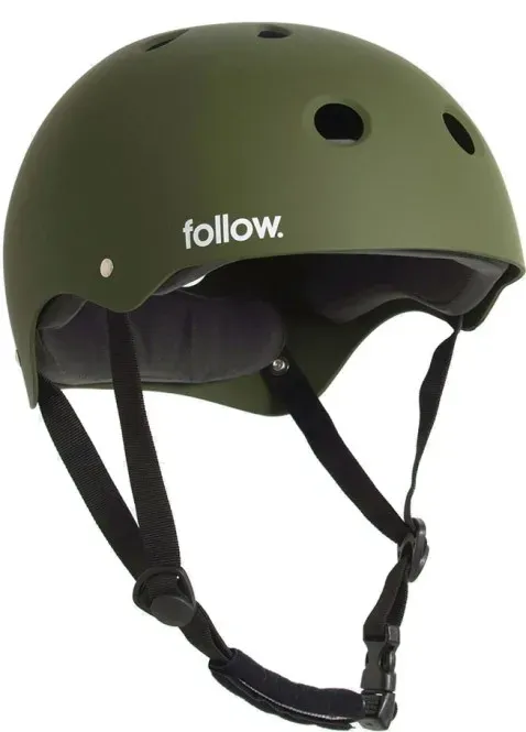 FOLLOW SAFETY FIRST Helm 2026 olive - XS