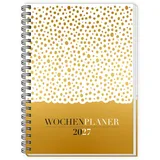 Trötsch Verlag Wochenplaner A5 Gold 2027