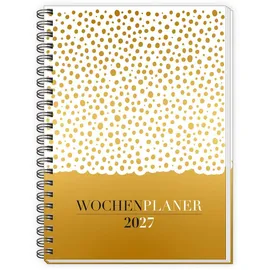 Trötsch Verlag Wochenplaner A5 Gold 2027