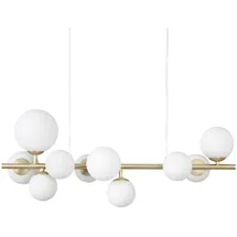 Ideal Lux Perlage 10-flg. 81 cm rund Messing satiniert