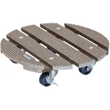 Wagner Pflanzenroller WPC Ø 29 x 7,5 cm taupe
