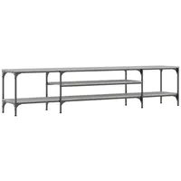 Furnicato TV-Schrank Grau Sonoma 201x35x45 cm Holzwerkstoff & Eisen