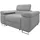 Mirjan24 Sessel Torezio Cord 134 x 90 x 102 cm Grau