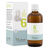 PFLÜGER Schüßler Salze Nr. 6 Kalium sulfuricum D6 - 100 ml Tropfen - Das Salz des Zellinneren - glutenfrei & laktosefrei