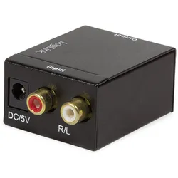 LOGILINK Audio-Konverter CA0102, Cinch zu Koax und Toslink