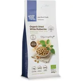 Wholefood Earth Organic Dried White Mulberries – 500 g | Raw | Sundried | GMO Free | Vegan | High Fibre | Certified Organic