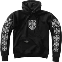 West Coast Choppers Dominator Reißverschlusspullover - Black - 2XL