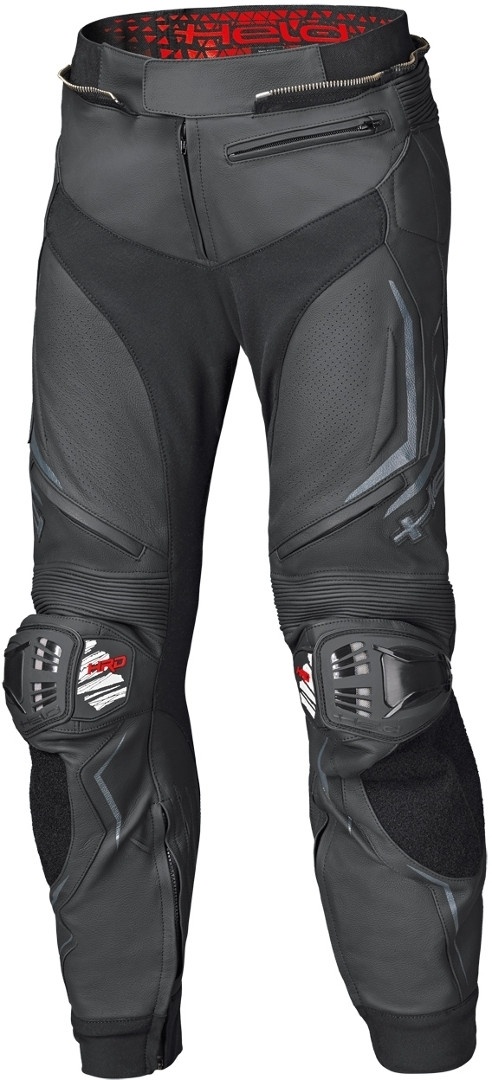 Held Grind II Motorfiets lederen broek, zwart, 104 110 Voorman