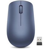 Lenovo 530 Kabellose Maus, beidhändiges Design, Nano-USB-Anschluss, kompatibel mit Windows-Laptops und PCs, Abyss Blue