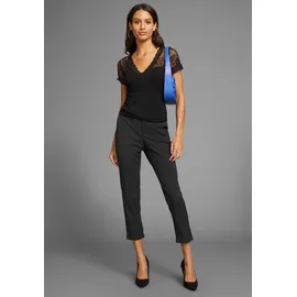 LAURA SCOTT Spitzenshirt Schwarz 46