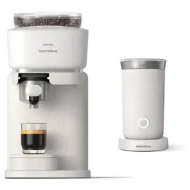 Philips Baristina Espressomaschine BAR308/00 Naturweiß inkl. Milchaufschäumer