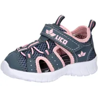 LICO Melis VS Lauflernschuhe, grau/rosa, 24 EU
