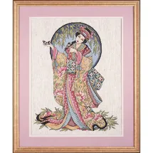 Design Works Crafts Kreativset Design Works Kreuzstich Stickpackung "Feng Shui", Zählmuster, 40x51cm, (embroidery kit by Marussia)