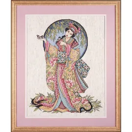 Design Works Crafts Kreativset Design Works Kreuzstich Stickpackung "Feng Shui", Zählmuster, 40x51cm, (embroidery kit by Marussia)