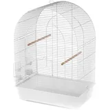 EBI Vogelkäfig Lusi 3 54 x 34 x 75 cm weiß