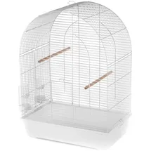 EBI Vogelkäfig Lusi 3 54 x 34 x 75 cm weiß