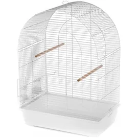 EBI Vogelkäfig Lusi 3 54 x 34 x 75 cm weiß