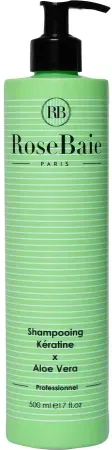 Rosebaie Shampoo Aloe Vera + Keratin Pumpflasche 500ml