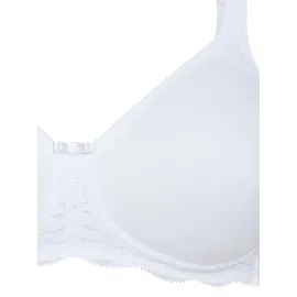 SUSA Spacer BH ohne Bügel Nizza I Damen-BHS aus atmungsaktivem Spacer Material I Formstabil I Angenehmes Hautgefühl, hoher I weiß 80,