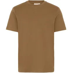 Rundhalsshirt CASUAL FRIDAY "Rundhalsshirt CFGustav", Damen, Gr. M, braun (cub), Obermaterial: 100% Baumwolle CO., Shirts Rundhalsshirt