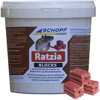 Schopf Ratzia Blocks Mäuse Rattenköder Eimer 3 kg (ACHTUNG VERSANDDAUER 100 Tage...