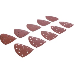 BGS DIY 80819 Satz Schleifblätter für Multischleifer 145 x 100mm K 40 - K 400