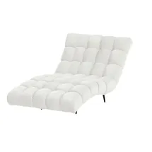 Switch Relaxliege Delphi Flachgewebe 120 x 84 x 168 cm Weiß