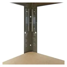 shelfplaza PRO 200x70x40 cm Schwerlastregal in grau mit 6 Böden und 166 kg Traglast pro Boden
