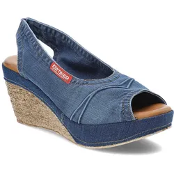 Jeans Sandalen Artiker Bequeme Damenschuhe Mit Keilabsatz, 36