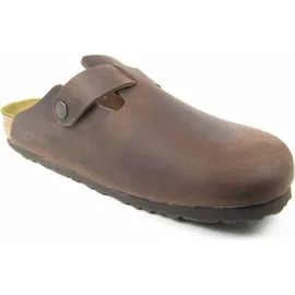 Birkenstock Boston Nubukleder geölt habana 41