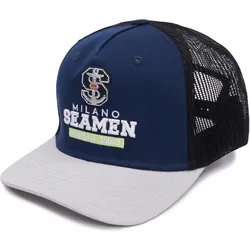 European League Of Football Milano Seamen Trucker Caps Festzug blau/ hoch geschnitten - 