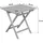 deVries Woodie Gartentisch 80 x 73 x 60 cm Braun