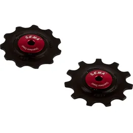 Cema Shimano/Sram Inox Fahrrad-Schaltröllchensatz 9-11s - Schwarz