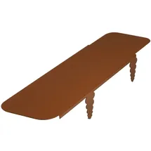 Bellissa Rasenkante Corten für Mähroboter 2er-Set, Braun