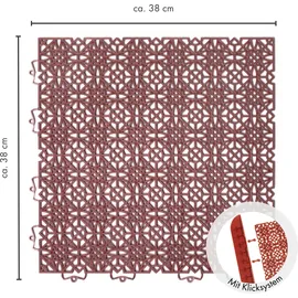 Andiamo Kunststoff-Fliesen Terra Sol«, (Packung, 35 St.), Klickfliesen, 38x38 cm, Set mit 1 qm, 2 qm, 5 qm, UV-beständig