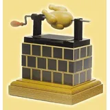 Räuchermännchen Räucherofen mit Grillhänchen Höhe= 10cm NEU bunt