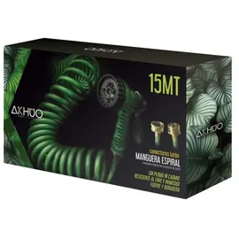akhuo Spiralschlauch 9,5 mm 15 m grün