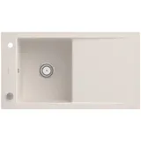 Villeroy & Boch Timeline 50 flat rechts flächenbündig crema Excenterbetätigung 871 x 475 mm