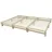 Homestyle4u Familienbett 270 x 200 cm Braun