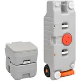 vidaXL Tragbare Camping-Toilette mit Wasserbehälter