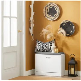 SoBuy FSR16 60 x 47 x 24 cm weiß / weiß