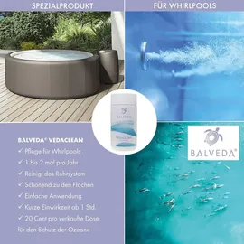 Powerhaus24 BALVEDA VEDACLEAN Systemreiniger für Whirlpools 1 L